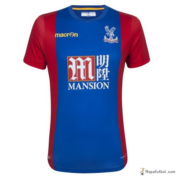 Camiseta Crystal Palace Replica Primera Ropa 2016/17 Azul